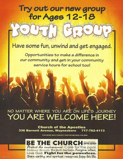 Youth Group Flyer Template